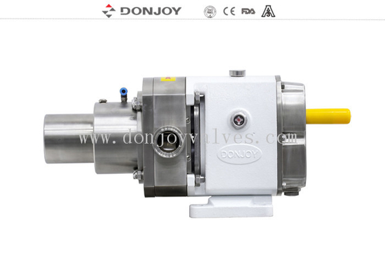 SS316L DONJOY TUL-80 rotary  lobe pump with Mechanical motor and trolley