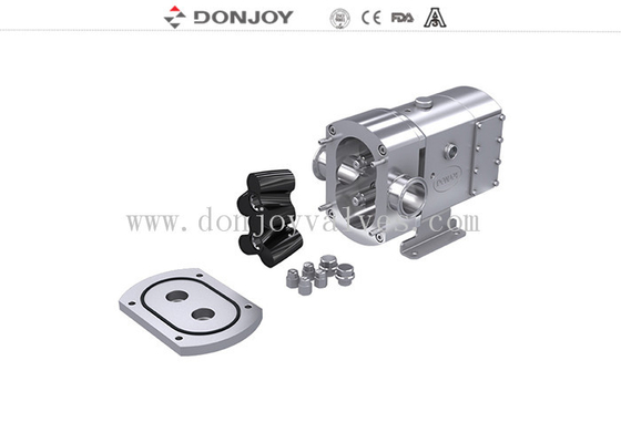 SS316L Horizontal Donjoy mini  rotary  Pump for small flowrate transfer