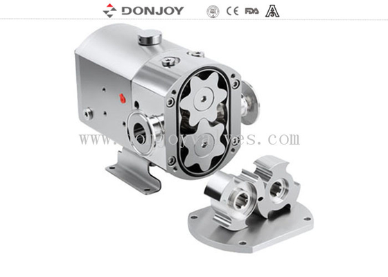Honney Commestic 6 Leave Sanitary Lobe Pump With ABB Motor