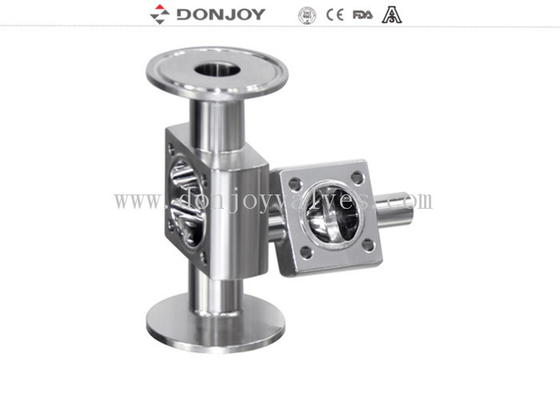 Forging Body Sanitary Diaphragm Valve , Mini type multi-port diaphragm valve body