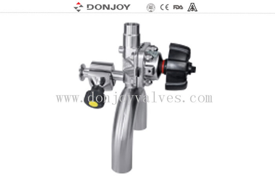 Forging Body Sanitary Diaphragm Valve , Mini type multi-port diaphragm valve body