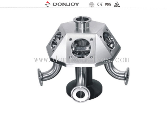 54A Type Multiport Epdm Diaphragm Valve With Plastic Handle