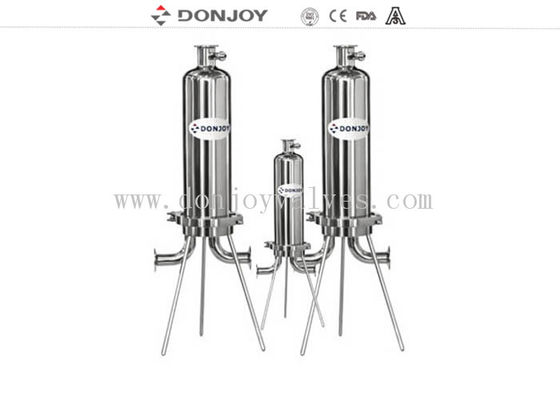 10” Microporous Cartridge Pipeline Filter Single Core SS316L Clamp Type