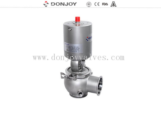 Aseptic Reversing Seat Valve DN25-DN150 with pneumatic actuator 304 / 316L