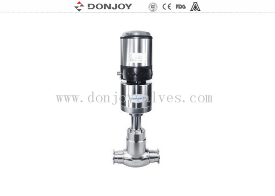 Donjoy Stainless Steel  pneuamtic globe valve with tri clamp end