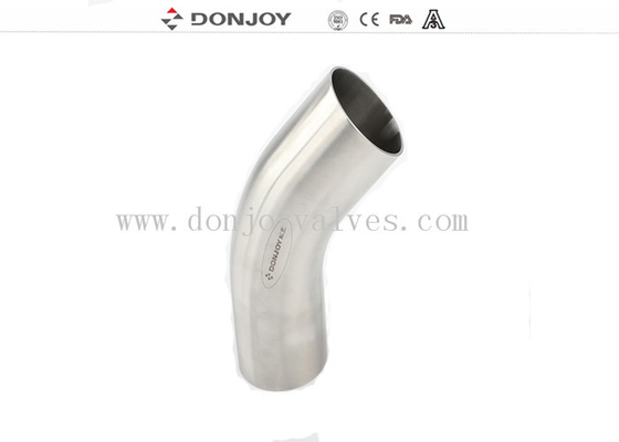 2” BPE sanitary 45 degree welded Bend  mirror Polished for pharmacy