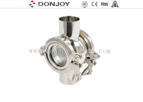 DIN / 3A Stanadard 4 sight glass Zero Dead Angle Noretention Rechargeable