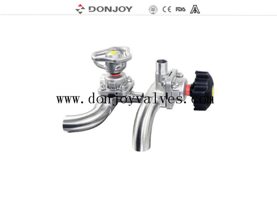 U Type Sanitary Diaphragm Valve For Vaccine Processing