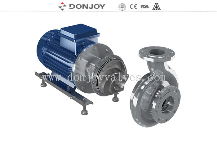Large Flow Centrifugal Beer High Purity Pumps Eclectic Operated For Wine / Beverage