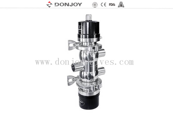 SS304 / 316 Pneumatic bottom tank valve with Plastic Actuator Welding Ends