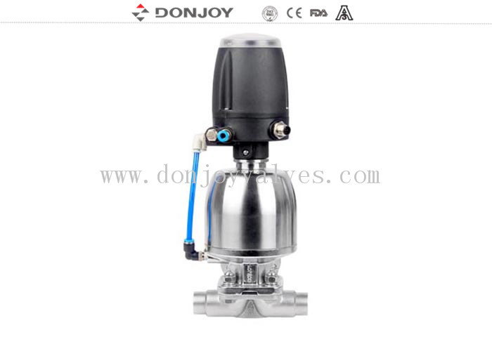 Position Sensor Pneumatic Diaphragm Valve With Forging Casting Stainless Steel 316L