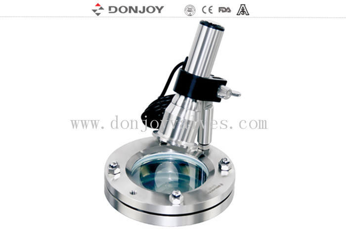 DN25 - DN150 Stainless Steel Sight Glass with tempered glass for medium conveying