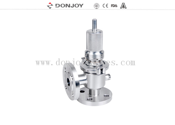 1.5 "High purity Pressure Safety Valve L type Flange Connection
