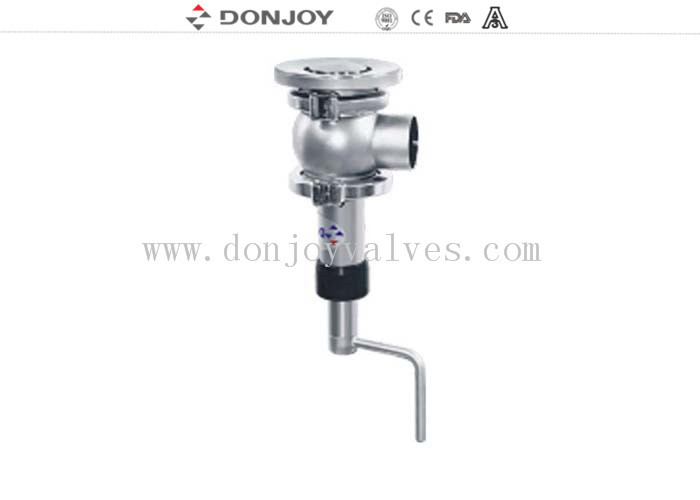 2"  DONJOY stainless steel Manual Elbow tank bottom seat valve