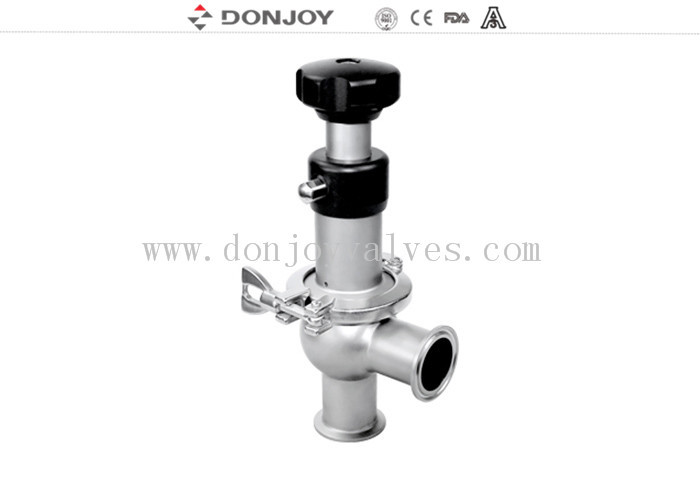 304 / 316L sanitary manual regulating reversing seat valve DN25 DN150