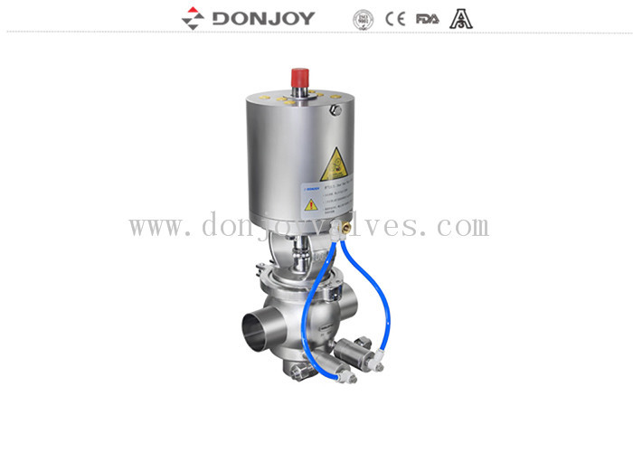 E-C Welding DN100 SS316L Double Seat Mixproof Valve