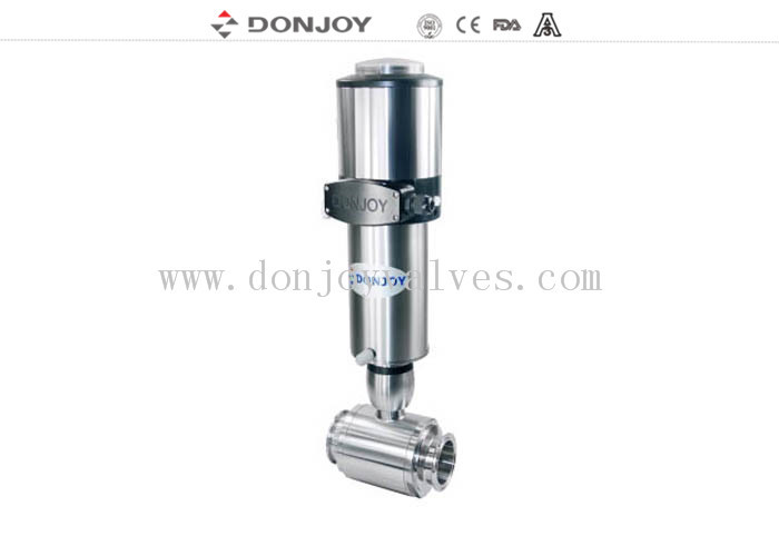 1&quot;-4&quot; Sanitary Ball Valve Stainless steel  Pneumatic Clamp  with Positioner