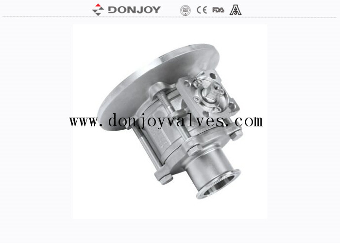 PTFE Seal Pharmacy DN65 316L Tank Bottom Ball Valve