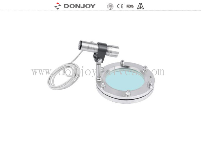 Stainless Steel DN250 Flange Welded Sight Glass Mirror Polishing