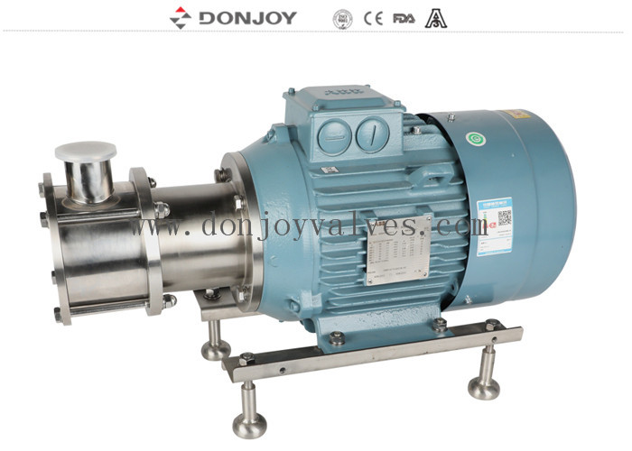 DONJOY SS316L Flexible Impeller Pump For Liquid And Solid Without Damage