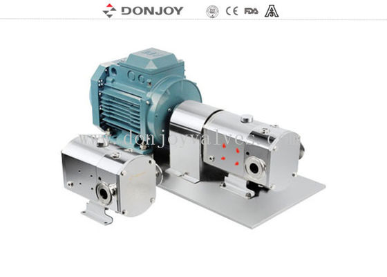 Fluid Control Mini Rotary Lobe Pump Honney Commestic Food Transfering
