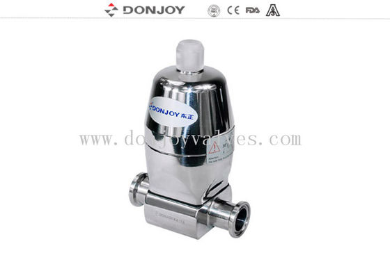 316L SS Direct way Clamp Sanitary Diaphragm Valve with Stainless steel actuator