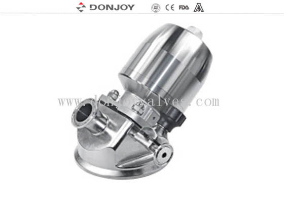 316L Pneumatic or Manual Tank Bottom Sanitary Diaphragm Valve 1'' - 4''