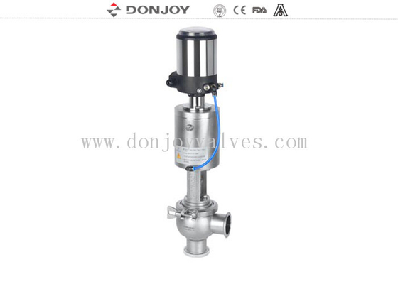 1'' - 6'' 316L 304 single seat pneumatic reversing seat valve with C-TOP