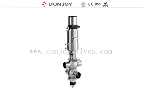 Donjoy Double Seat Mixproof Valves Manifold For Food Beverage Processing